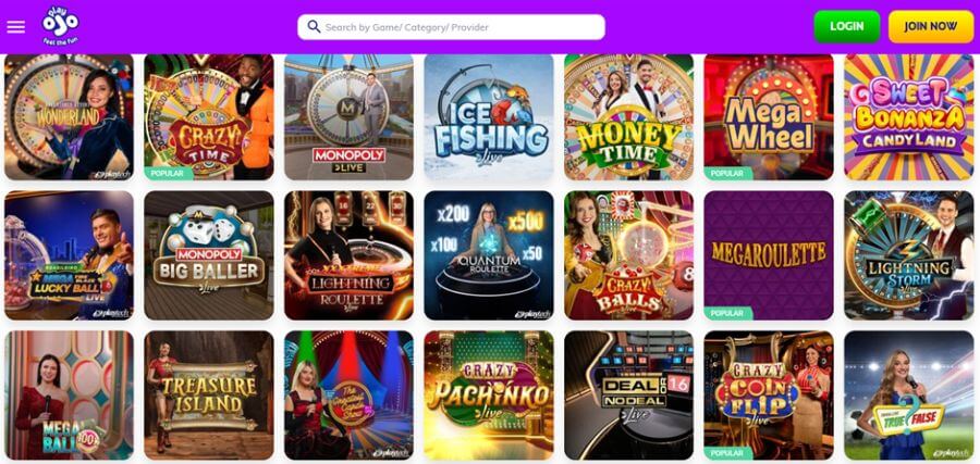 Oplev Eventyret med Play OJO Casino DK Oplev Eventyret med Play OJO Casino DK