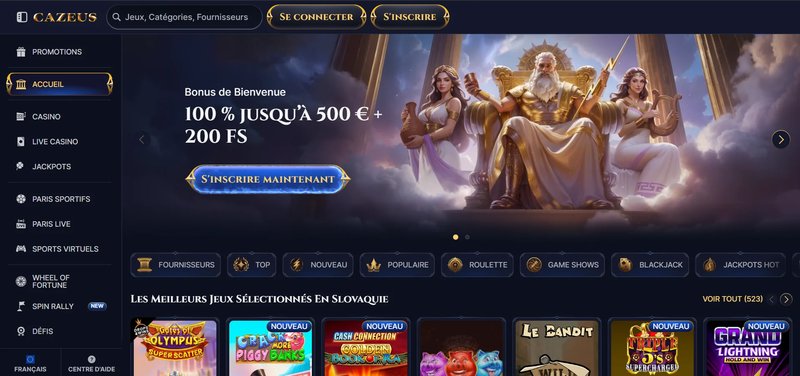 Découvrez le Nouveau Casino En Ligne Cazeus : Jouez Sans Limites en France