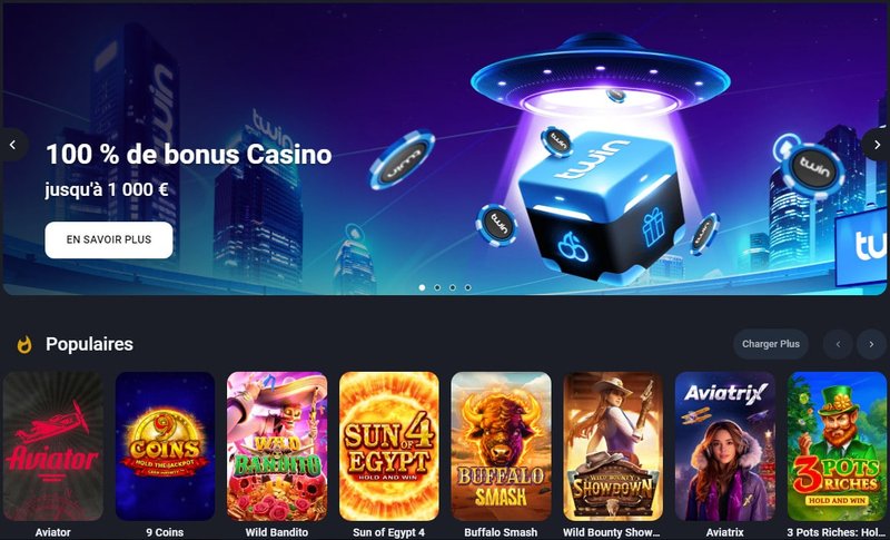 L’Exclusivité Du Casino En Ligne Twin Casino en France
